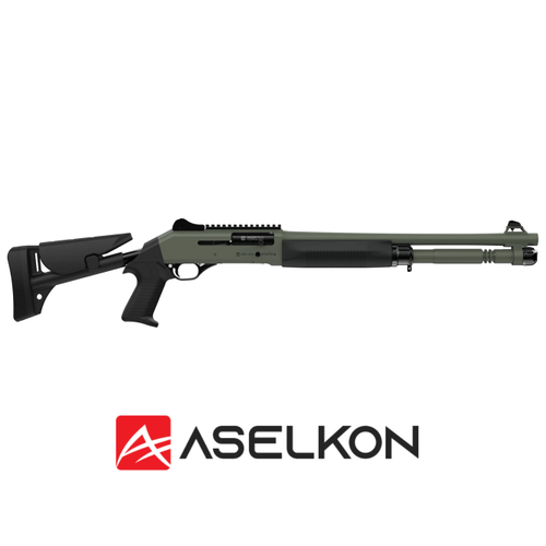 Aselkon S4 GT Nato Green Hybrid Teleskopik Av Tfei ( Yeil )