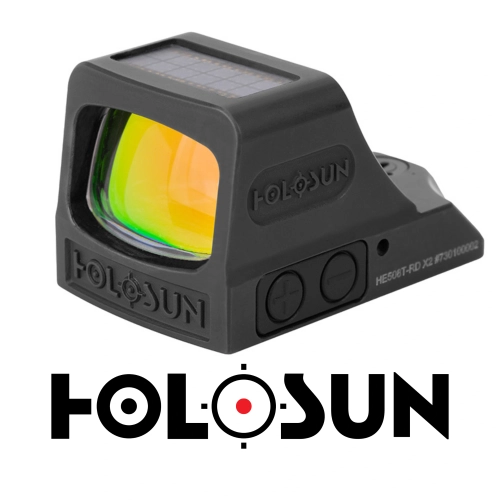 Holosun HE508T-RD X2 Titanium Solar Multi-Reticle Red Dot (2 MOA & 32 MOA Circle)