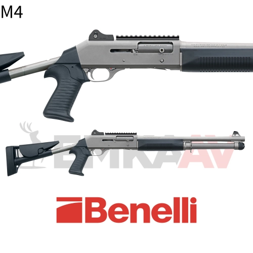 Benelli M4 Cerakote Silver Teleskopik Yar Otomatik Av Tfei