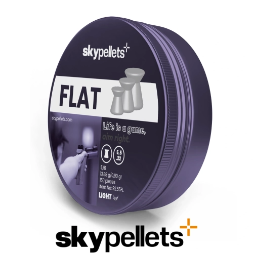 Sky Pellets Flat Light 5,5 mm 13,88 gr Sa�ma / 125 Adet