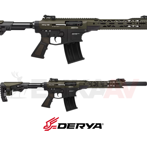 Derya MK-12 AS-103S Ye�il Siyah �arj�rl� Av T�fe�i