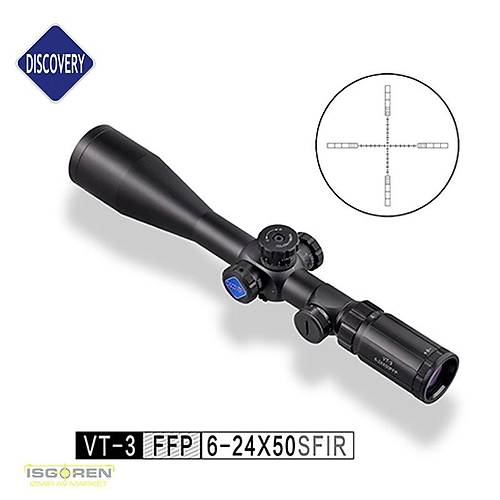 DISCOVERY VT3 6-24X50 SFIR-FFP Tüfek Dürbünü
