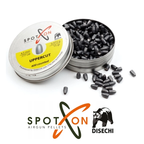 Spoton Upper Cut 4.5mm 15 Grain Haval� T�fek Sa�ma / 400 Adet