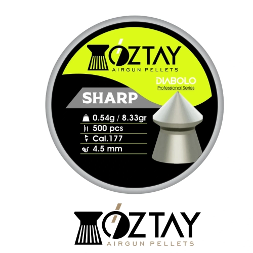 �ztay Sharp 4.5mm 8.33 gr Haval� Sa�ma Pellet (500 Adet)