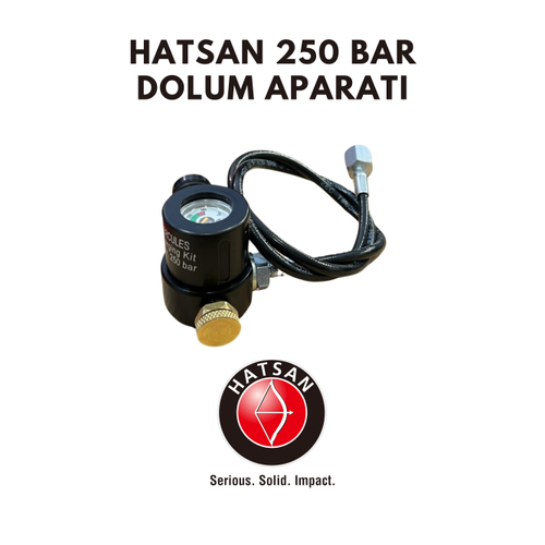 Hatsan 250 BAR Scuba Tpten PCP Tfeklere Hzl Dolum Aparat