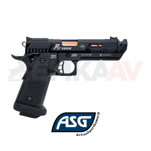 Asg STI Pit Viper Black Blowback CO2 Airsoft Tabanca 19953
