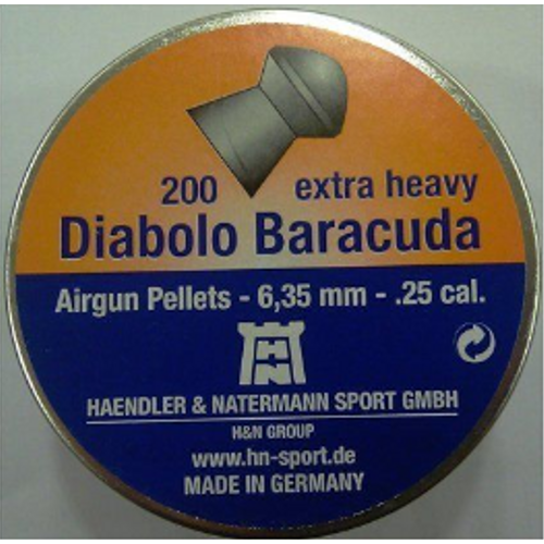 H&N DIABOLO BARACUDA 6.35 CAL HAVALI SAMA