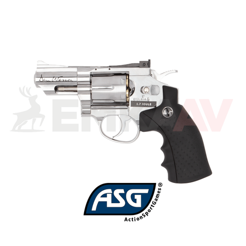 ASG Dan Wesson 2.5 n Parlak Krom Revolver Toplu Haval Tabanca 17177
