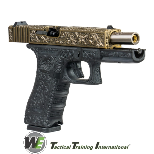 We Glock 17 Ivory Grav�rl� Airsoft Tabanca (6mm)
