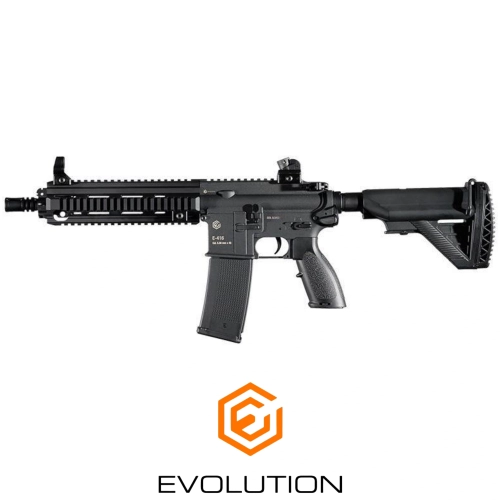 Evolution E-416 CQB Carbontech ETS Airsoft T�fe�i + 7.4v LiPo Pil