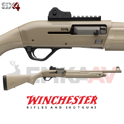 Winchester SX4 Tactical FDE ��l Slug Yar� Otomatik Av T�fe�i