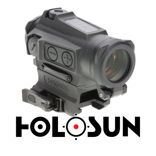 Holosun HE515CT-RD Titanium Solar Multi-Reticle Red Dot (2 MOA & 65 MOA Circle)