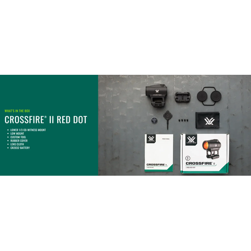 Vortex Crossfire II Moa Red Dot (2 MOA) Yeni Model