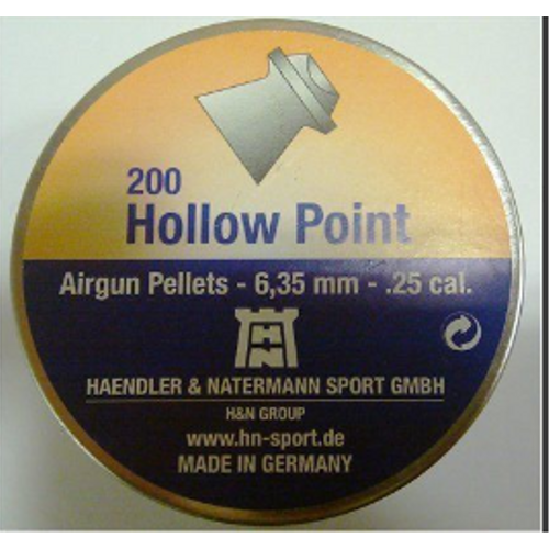 H&N HOLLOW POINT 6.35 CAL HAVALI SAMA