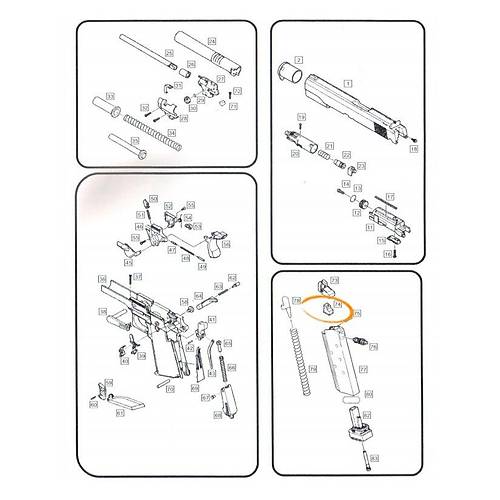 WE 1911 GBB Magazine Gasket / �arj�r Gaz ��k�� Contas� Par�a #74