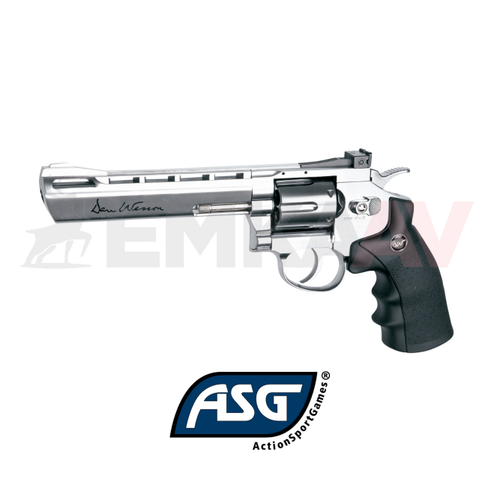 ASG Dan Wesson 6 �n� Revolver Parlak Krom Toplu Haval� Tabanca 16559