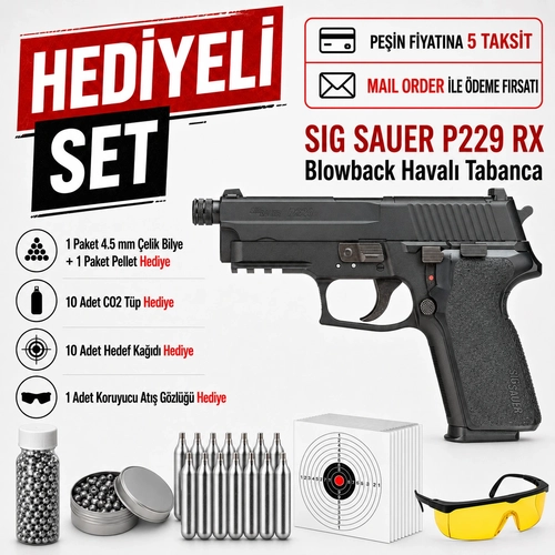 Sig Sauer P229 RX Blowback Full Metal Haval� Tabanca (Pellet)