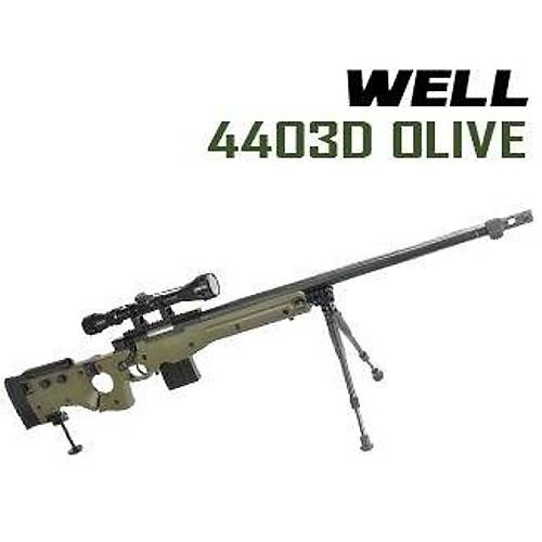 WELL Sniper 4403D OLIVE Bipod ve Dürbün