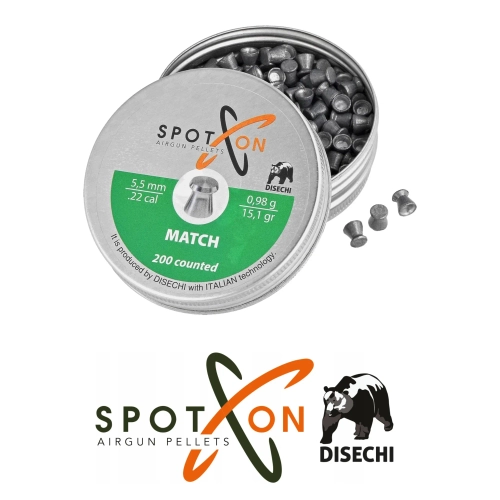 Spoton Match 5.5 mm 15.1 Grain Haval� T�fek Sa�ma