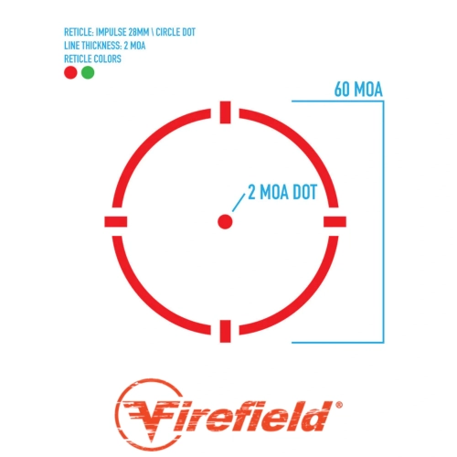 Firefield �mpulse 1x28 Reddot Lazer Combo Set