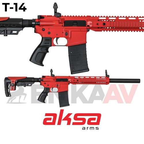 Aksa Crossfire T-1404 K�rm�z� 36 Kalibre �arj�rl� Otomatik Av T�fe�i