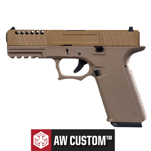 AW Custom Glock 17 Zev Tan Blowback Airsoft Tabanca (6mm)