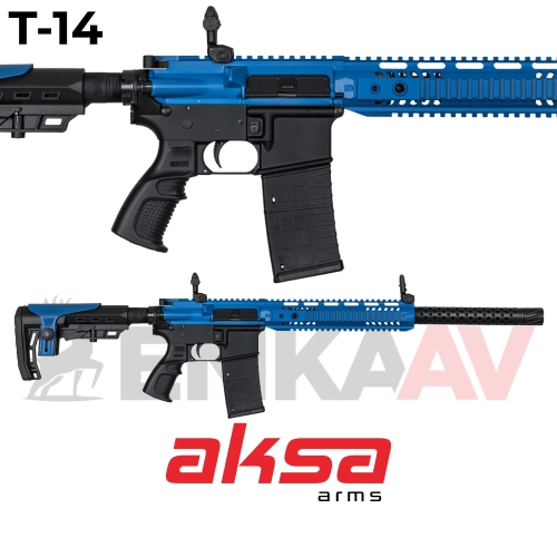 Aksa Crossfire T-1409 Mavi Siyah 36 Kalibre �arj�rl� Otomatik Av T�fe�i