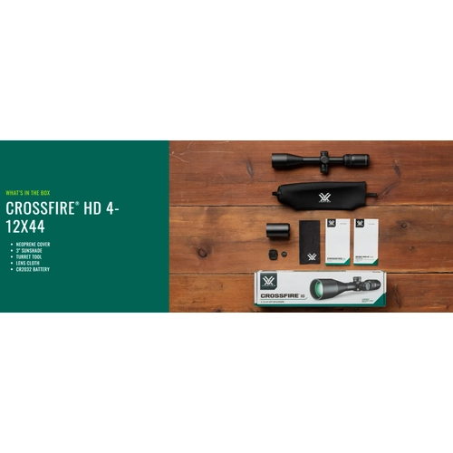 Vortex Crossfire HD 4-12x44 SFP Illuminated Dead-Hold 2A BDC T�fek D�rb�n� (MOA)