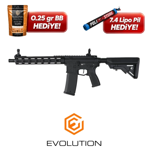 Evolution Ghost L EMR Carbontech ETS Airsoft T�fe�i + 7.4v LiPo Pil