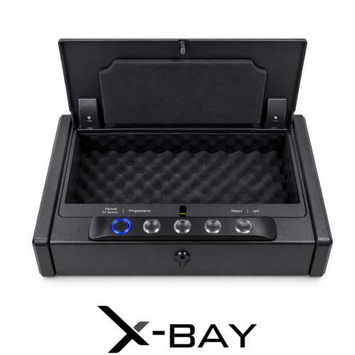 X-BAY XB-1000 Parmak �zli Dijital �elik Tabanca ve De�erli E�ya Kasas�