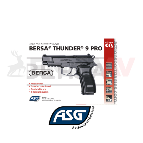 ASG Bersa Thunder 9 Pro Siyah Haval Tabanca 17302
