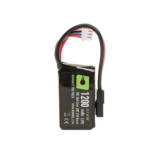 NUPROL 7.4v 1200mAh LiPo Dip�ik/PEQ Tipi Pil
