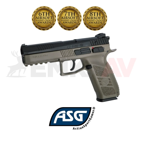 Asg CZ75 P09 �ift Renk  Duty Blowback Airsoft Tabanca 18182