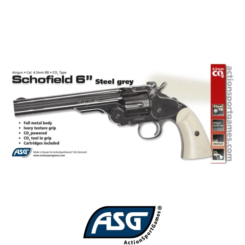 ASG Schofield 6 �n� Fil Di�i Kabza Toplu Haval� Tabanca 18912