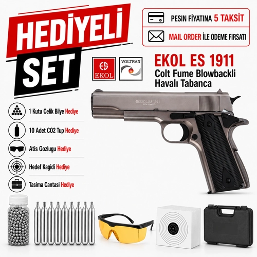 Ekol ES 1911 Colt F�me Blowbackli Haval� Tabanca