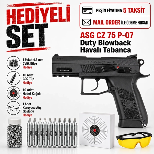 ASG CZ 75 P07 Duty Blowback Haval� Tabanca 16728