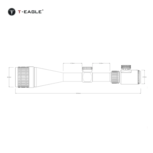 T-Eagle EOX 6-24x50 AOEG-M SFP K�rm�z� Ye�il Ayd�nlatmal� Haval� T�fek D�rb�n�
