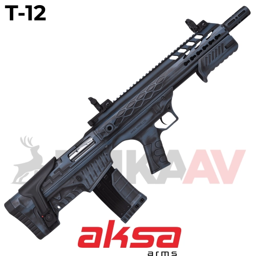 Aksa Crossfire T12 Mavi Eskitme Bullpup �ift Sistem Av T�fe�i (Yar� Otomatik Pompal�)