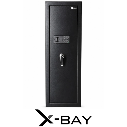 X-BAY XB-1450 Dijital �ifreli 5 T�fek Kapasiteli �elik T�fek Kasas� � Siyah