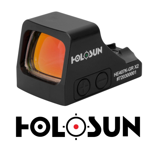 Holosun HS407K-GR X2 Refleks Red Dot (6 MOA)