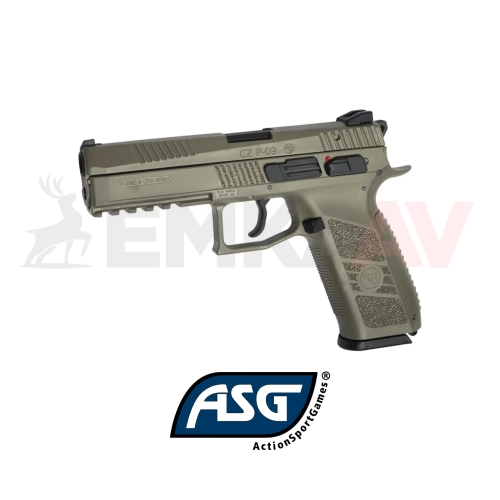 Asg CZ75 P09 ��l Duty Blowback Green Gas Airsoft Tabanca 18137