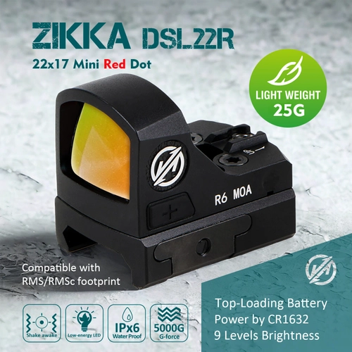 Nutrek Zikka 1x22x17 Red Dot Sight