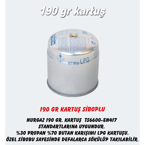 Nurgaz 190gr kartu� 