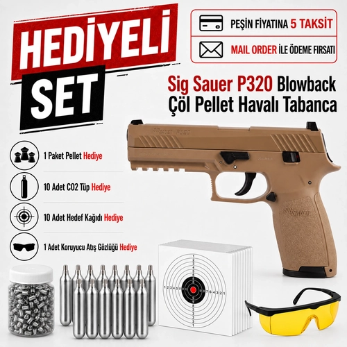 Sig Sauer P320 Blowback Haval� Tabanca ��l (Pellet)