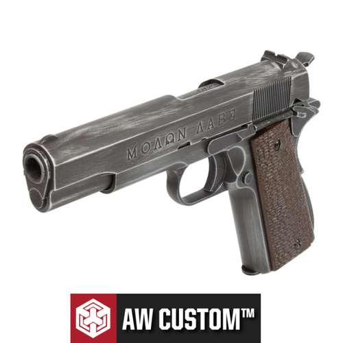 AW Custom Full Metal ''Molon Labe'' 1911A1 - Brown Grip Airsoft Tabanca (6mm)