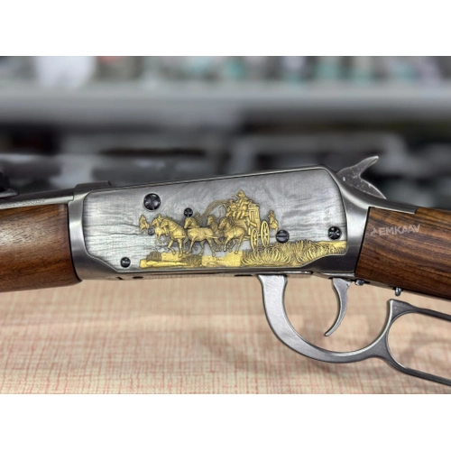 Hani� 36 Cal Special Engraved Gold Lever Action Av T�fe�i