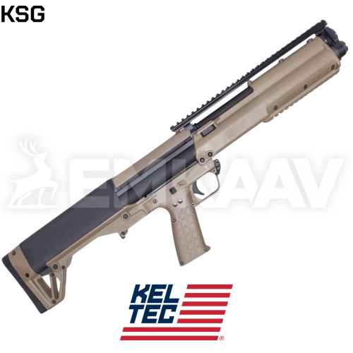 KEL-TEC KelTec KSG Bej (Desert) Bullpup Pompal Av Tfei 14+1