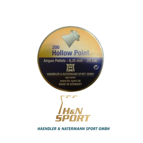 H&N Hollow Point 6.35 mm Sa�ma / 200 Adet