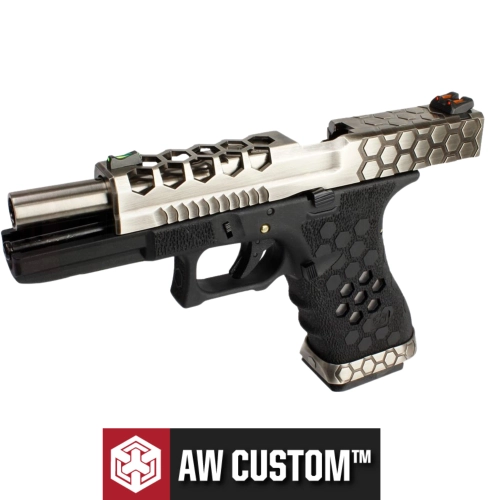 AW Custom Glock 17 HEX-CUT G�m�� Airsoft Tabanca (6mm)