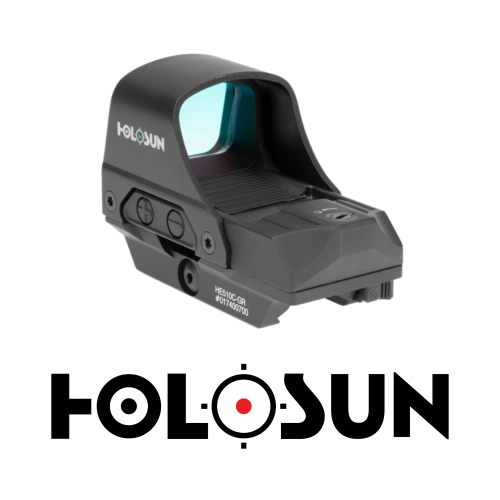 Holosun HS510C-GR Solar Multi-Reticle Open Reflex Sight (2 MOA & 65 MOA Circle)